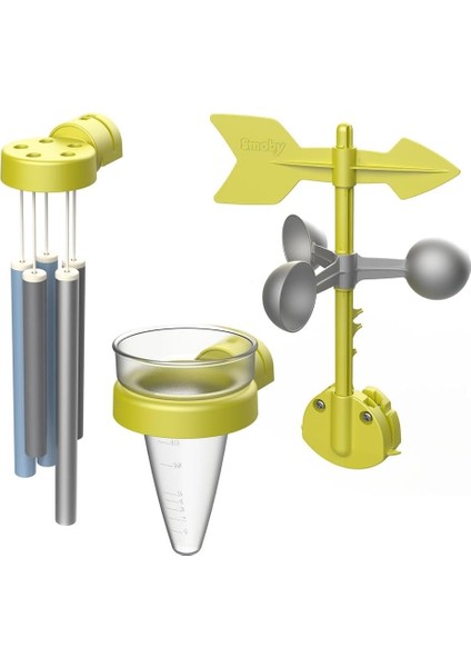 - Çocuklar Için Hava Seti – Ev Aksesuarı, Rüzgar Çanı, Yağmur Ölçer – 2 Yaşından Itibaren – 810916