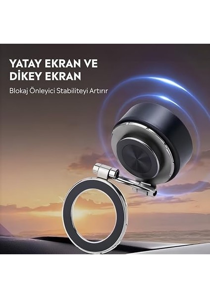 Vakumlu Araç Içi Telefon Tutucu Torpido Üstü Araç Gögse Vakum Sayesinde Çok Güçlü Manyetik Tutucu Telefon Elektronik Vakum Çekici Premium (Siyah) fiyatları