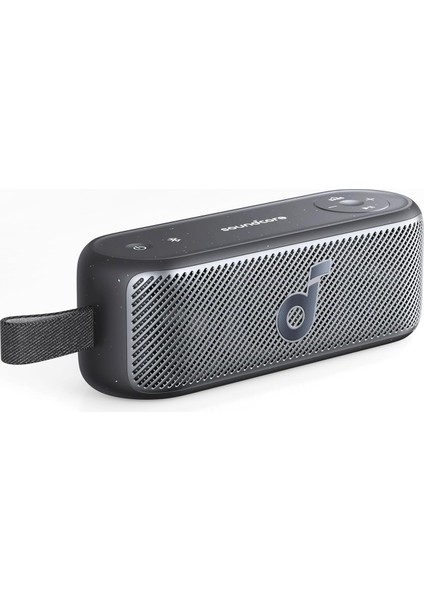 By Motion 100 Bluetooth Hoparlör, Çift 20W Sürücüler, Özelleştirilebilir 9-Bant Pro Eq, 12 Saate Varan Oynatma Süresi, Ipx7 Su Geçirmez, Siyah