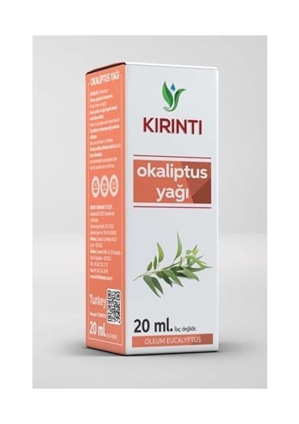 Kırıntı 2000 Okaliptus Yağı 20 ml