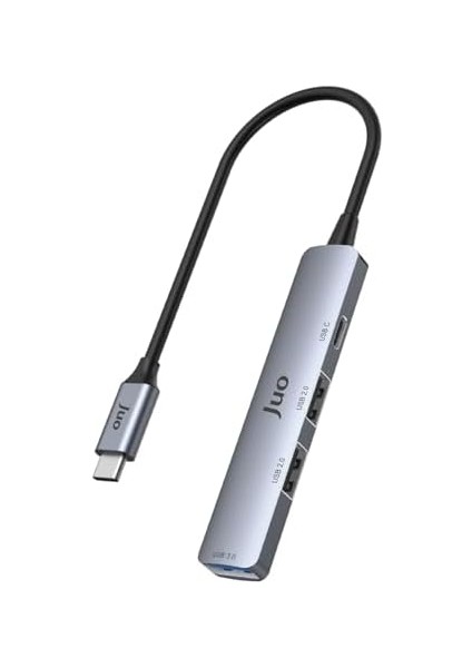 Juo Type-C 4 Portlu USB 3.0 / USB 2.0 Çoklayıcı Dönüştürücü Hub fiyatları