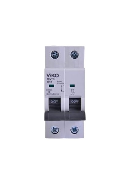 10VTB-2C32 Otomatik Sigorta 10KA C Tipi 2 Kutup 32A fiyatları
