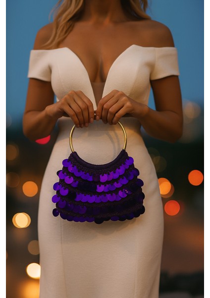 Pullu, Payetli Çanta. Düğün, Nişan, Şık Geceler Için Ideal fırsatları