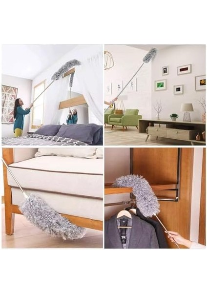 Alma Mop Bükülebilir Teleskopik 3'lü Püskülü Çok Fonksiyonlu Temizlik Seti,boşluk ve Tavan Temizliği Için Uzayabilir Toz Alma Seti (, Pratik, Bükülebilir ) fiyatları