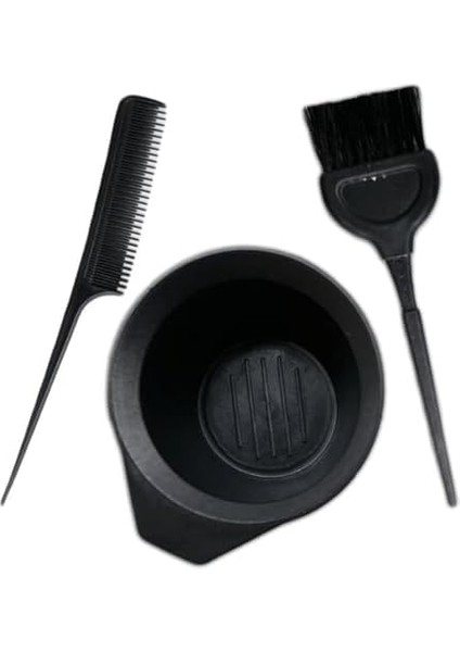 3’lü Saç Boyama Seti – Profesyonel Boya Kabı, Tarak ve Fırça Takımı | Evde ve Kuaför Kullanımı Için Uygun fiyatları