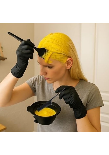 3’lü Saç Boyama Seti – Profesyonel Boya Kabı, Tarak ve Fırça Takımı | Evde ve Kuaför Kullanımı Için Uygun modelleri