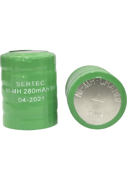 6V Ni-Mh 280 Mah Buton Şarjlı Pil (770770)