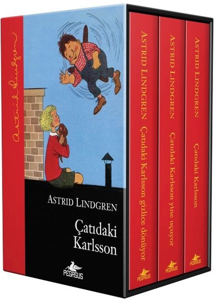 Çatıdaki Karlsson Serisi Kutulu Özel Set - (3 Kitap) – Ciltli