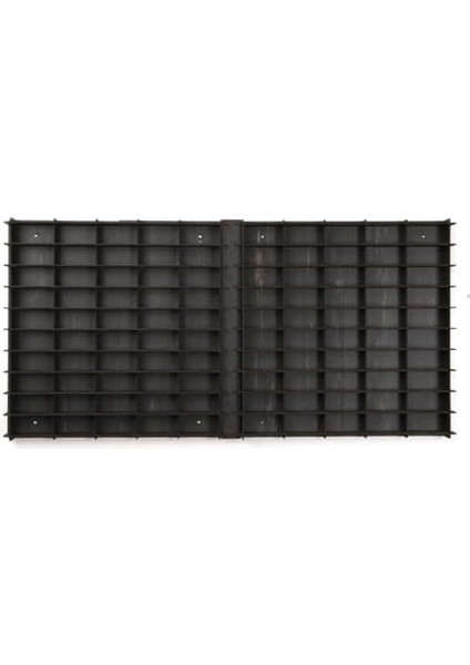 Ölçek Oyuncak Hobi 100 Araçlık Set Model Oyuncak Araba Rafı-Eskitme Siyah modelleri