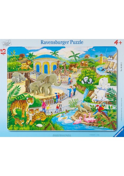 RPC066612 Bçer Puz Hayvanat Bahçesi Yapboz, 45 Parça