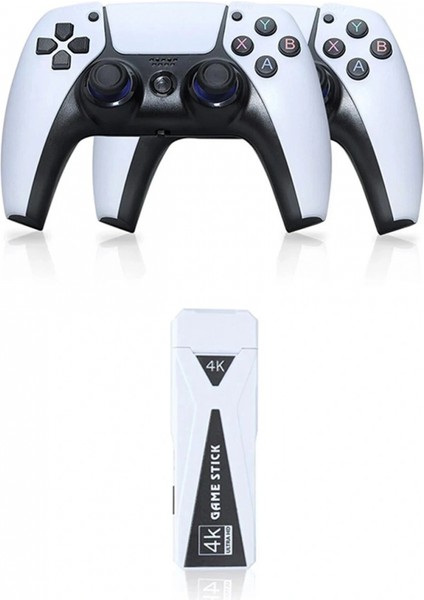 Ieg Y5 64GB Android Dual Pad 4K Game Stick - Beyaz