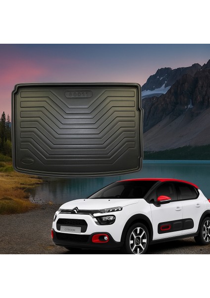 Citroën C3 2017+ Uyumlu 3D Bagaj Havuzu Premium fiyatları