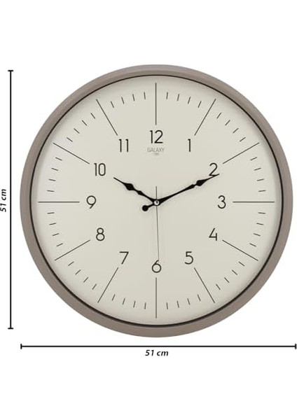 51 cm Akar Saniye Sessiz Mekanizma Duvar Saati fiyatları