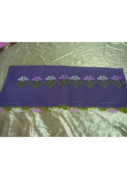 El Emeği Iğne Oyalı Namaz Örtüsü Çeyizlik Mevlit Başörtüsü Krep Kumaş modelleri