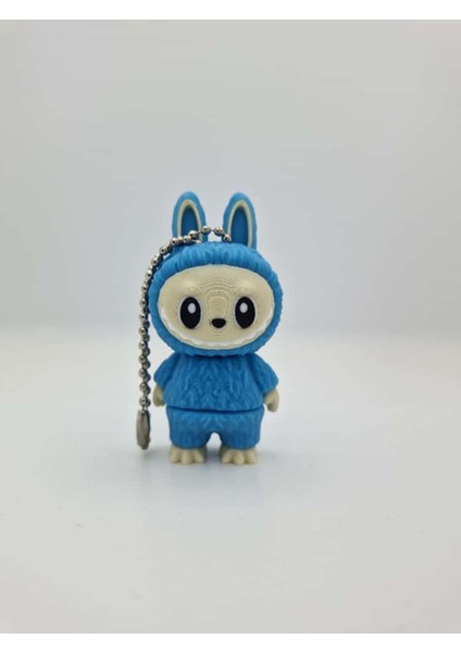 Maxipop Koleksiyonluk Mini Labubu Figür Anahtarlık – Mavi