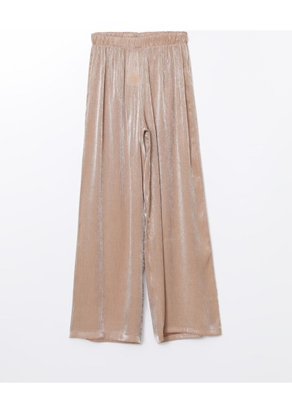 Yeni Sezon Beli Lastikli Parlak Görünümlü Kadın Pantolon indirimleri