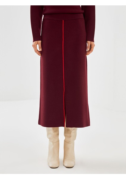 Yeni Sezon Beli Lastikli Dar Fit Kadın Triko Etek fiyatları