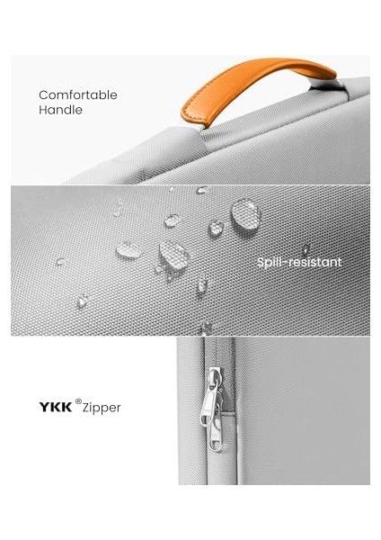 Tomtoc 360° Kasa Kılıfı Için 2024 13,5" Microsoft Surface Laptop 6/5/4, Surface Book, 14,4" Laptop Studio, Laptop Sleeve 14" Zenbook, 14" Ideapad, 14" Acer Swift 1/3&apos;e Uyar modelleri