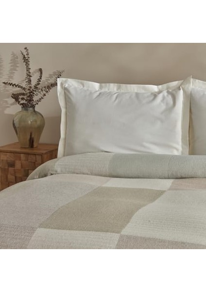 CUBE%100 Pamuk Çift Kişilik Müslin Pike Bej modelleri