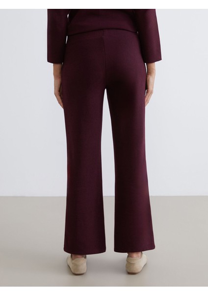 Yeni Sezon Beli Lastikli Kadın Triko Pantolon fırsatları