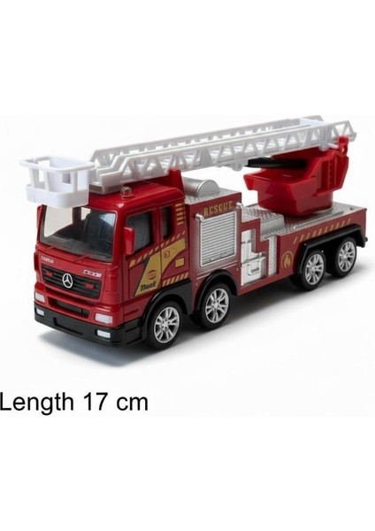 Kurtarma Merdivenli Itfaiye Aracı Oyuncak - Hareketli Merdiven, Gerçekçi Tasarım (3+ Yaş) fiyatları