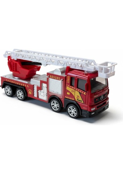 Kurtarma Merdivenli Itfaiye Aracı Oyuncak - Hareketli Merdiven, Gerçekçi Tasarım (3+ Yaş) modelleri