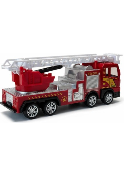 Kurtarma Merdivenli Itfaiye Aracı Oyuncak - Hareketli Merdiven, Gerçekçi Tasarım (3+ Yaş) fırsatları
