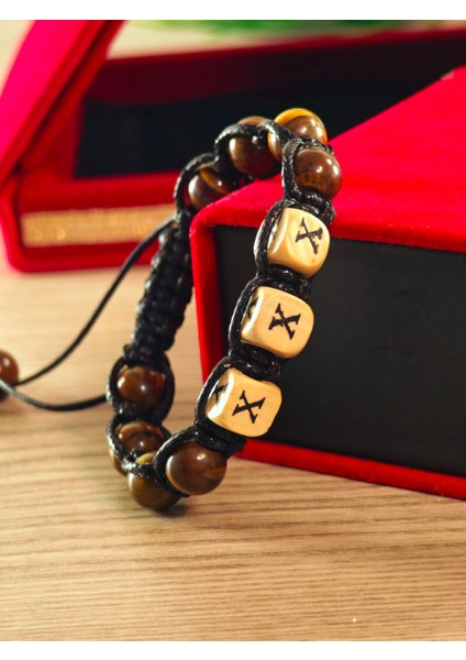 Makrome Bileklik El Yapımı Kişiye Özel Yapım Harfli Makrome Bileklik Doğal Taş Makrome Bileklik fırsatları