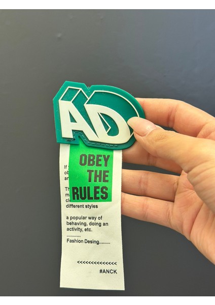 12X6 cm Yeşil Silikon Arma