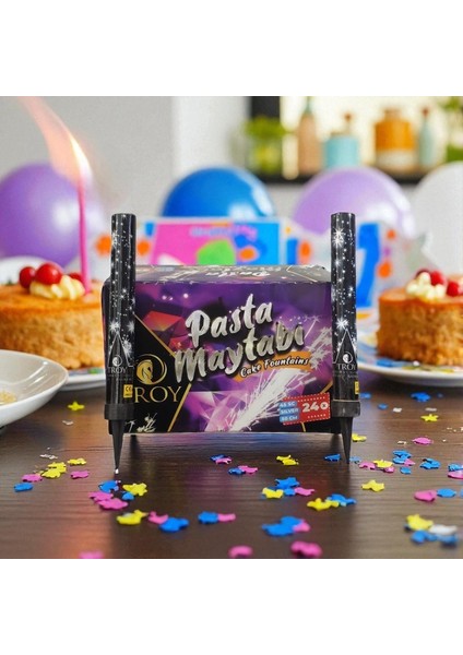 6 Adet Pasta Maytabbbı1 Pasta En Iyi Kalite Dumansız Parti Malzemeleri Volkan1 Doğum Günü