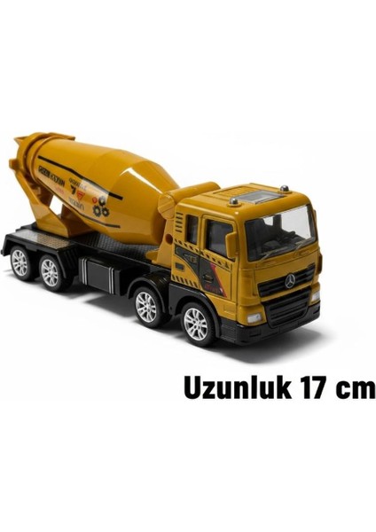 Plastik Mikser Kamyon Oyuncak - 17 cm Inşaat Serisi modelleri