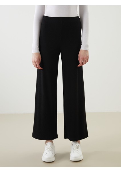 Yeni Sezon Beli Lastikli Geniş Paça Kadın Pantolon fiyatları