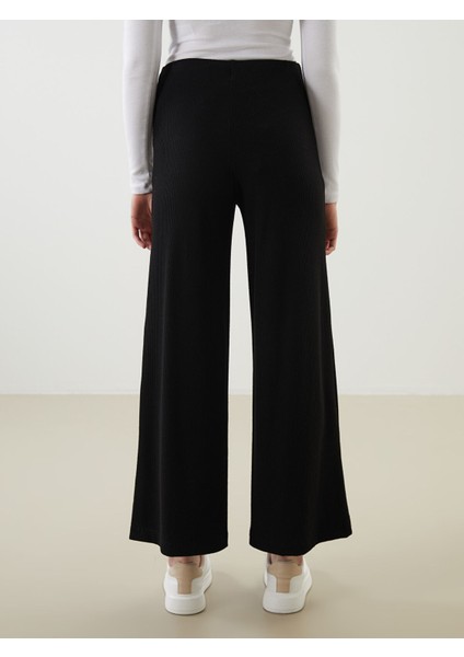 Yeni Sezon Beli Lastikli Geniş Paça Kadın Pantolon fırsatları