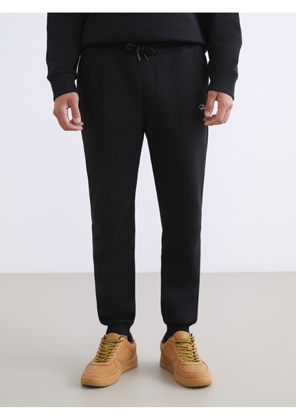 Yeni Sezon Nakışlı Erkek Kalın Jogger Eşofman Altı fiyatları