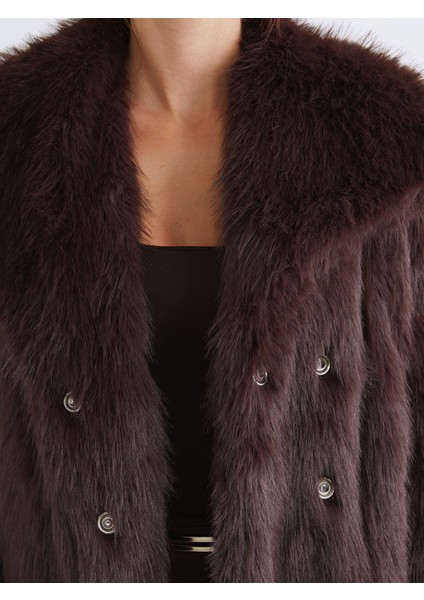 Yeni Sezon Ceket Yaka Kadın Kürk Mont fırsatları