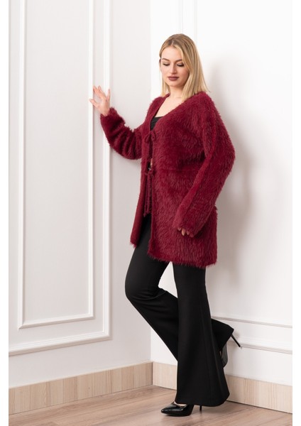 Softcloud Peluş Bağcıklı Cozy Hırka fırsatları