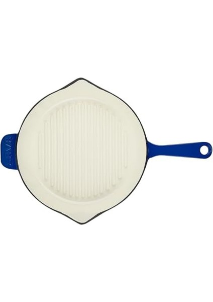 Döküm Yuvarlak Tavası Döküm Demir Yekpare Saplı Edition Serisi ÇAP(Ø)28CM. Mavi modelleri