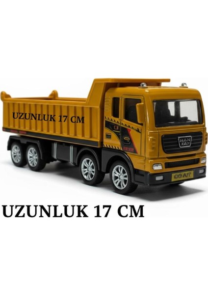 Plastik Damperli Kamyon Oyuncak - 17 cm Inşaat Serisi fırsatları
