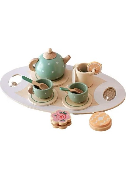 Ahşap Oyuncak Çay Partisi Seti 15 Parça