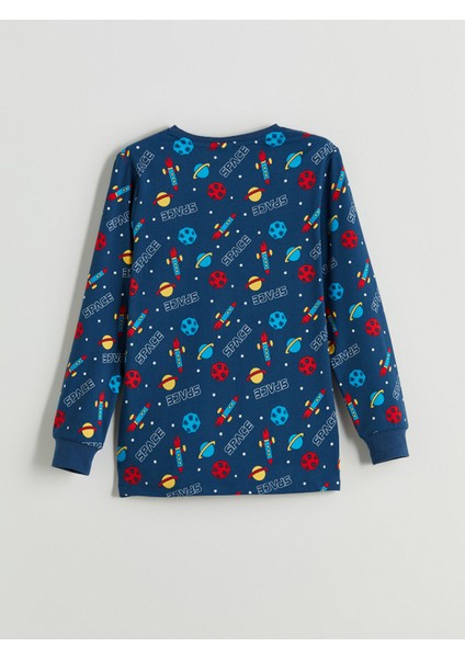 Yeni Sezon Baskılı Erkek Çocuk Pijama Takımı fırsatları