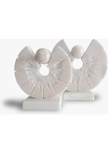 Traverten Mermerden El Yapımı Dekoratif Obje – Doğal Taş Masa Üstü Süs ve Ev Aksesuarı modelleri