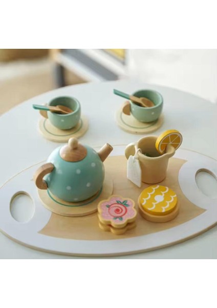 Ahşap Oyuncak Çay Partisi Seti 15 Parça indirimleri