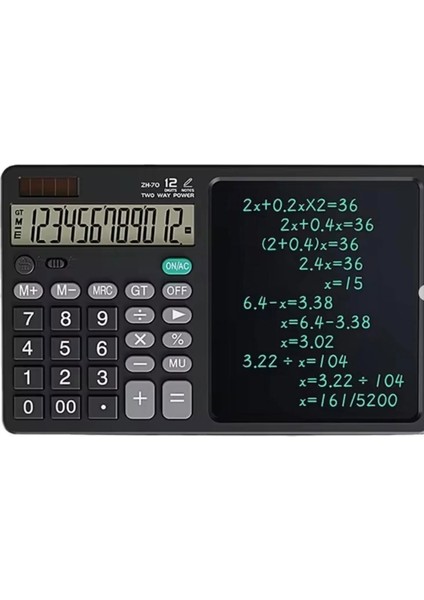 ZR900 Siyah Yazı Tahtalı Hesap Makinesi