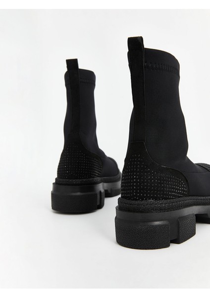 Yeni Sezon Parlak Taş Detaylı Kadın Bot indirimleri