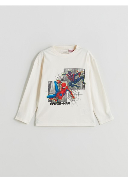 Yeni Sezon Spider-Man Baskılı Erkek Çocuk Tişört