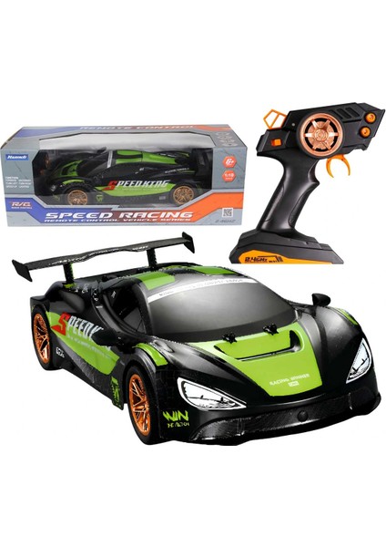 1:10 Hızlı Speed King Sarjlı Kumandalı Araba 25 Kmh 2.4 Ghz Tekerlek Isıklı 46X21X18 cm Boyut Yeni modelleri