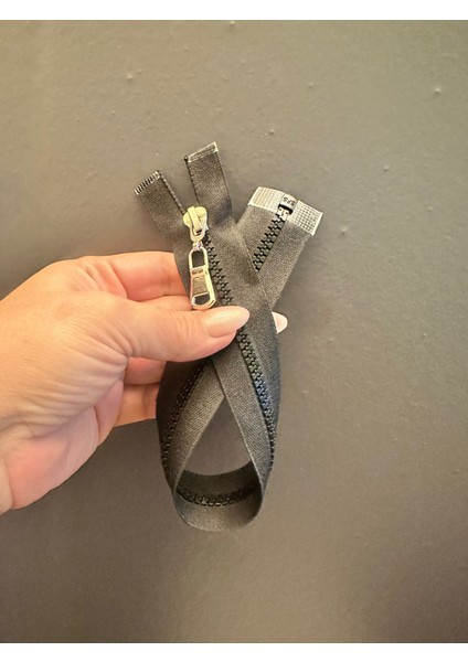 35X3 cm Dişli Siyah Fermuar