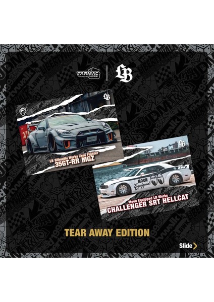 Tarmac Cards Liberty Walk Koleksiyonluk Kartları Cilt 01 Kutu Tc-Lbc-01 modelleri