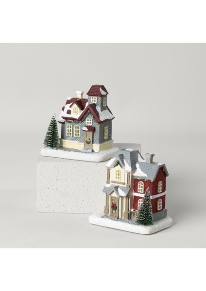 Vintage House Ledli Dekor Kırmızı modelleri