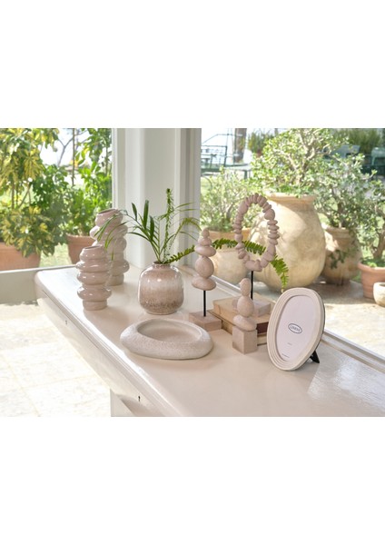 Chally 15X15 cm Vazo Bej modelleri